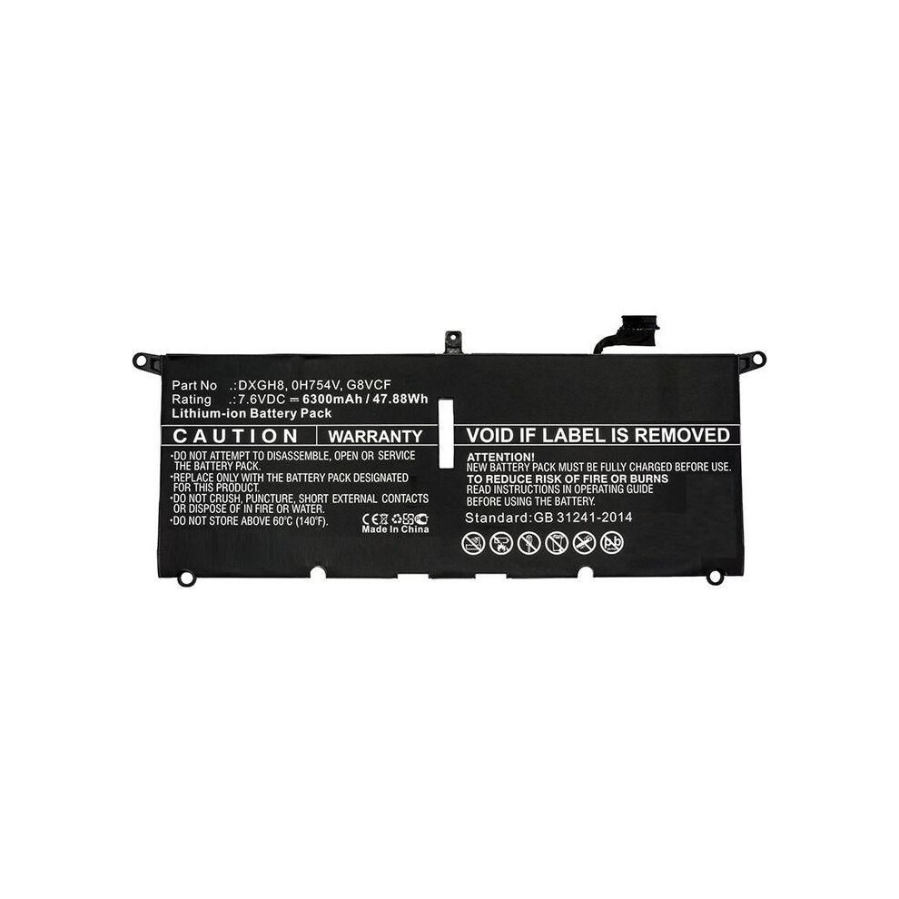 Coreparts Laptop Battery 48Wh Li-Pol 7.6V 6300Mah Black 5715063510391