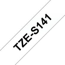 Brother Brother Pro Tape TZe-S141 Strong adhesive tape - Black on Clear 18mm
