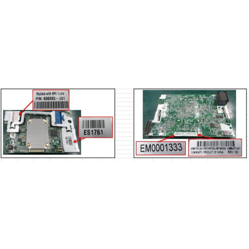 Hewlett Packard Enterprise Smart Array P204i-b SR Gen10 (4 Internal Lanes/1GB Cache) 12G SAS Modular Controller