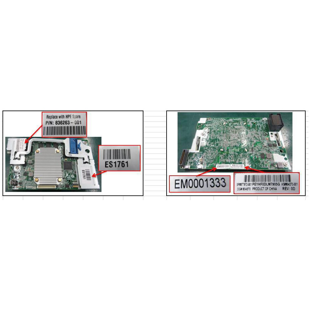 Hewlett Packard Enterprise Smart Array P204i-B Sr Gen10 (4 Internal Lanes/1Gb Cache) 12G Sas Modular Controller 5715063038925