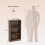 Vida Designs (3 Tier Medium) Cambridge Wooden Bookcases Shelving Display Storage Unit 3