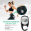 2X Pedometer for Walking, Portable Walking Pedometer 3D Step Counter, Simple Electronic Steps Tracker with Carabiner 4