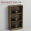 Vida Designs (3 Tier Medium) Cambridge Wooden Bookcases Shelving Display Storage Unit 4