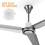 2Pièces Cache Ventilateur Plafond PVC Anti-Débris 5