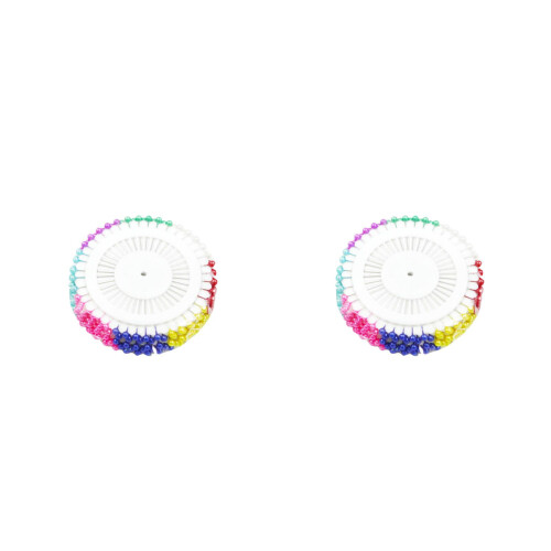 6Boîtes D’épingles Colorées Pour Couture Durable 2