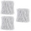 3000Pcs Durable White Cable Tie Straps for Electrical and Cord Use 6