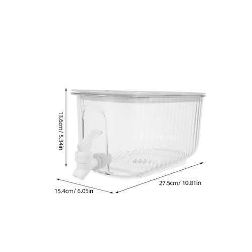 Witte ABS Drankendispenser Met , Koelkast Waterkan 1