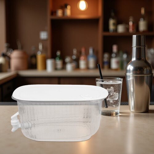 Witte ABS Drankendispenser Met , Koelkast Waterkan 2