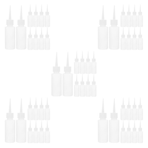 100Pièces Bouteilles Doseuses Transparentes Rechargeables Pour Colle 2