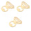 6Pcs Bottle Opener Metal Alloy Beige Comfortable Handle 2