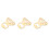 6Pcs Bottle Opener Metal Alloy Beige Comfortable Handle 3
