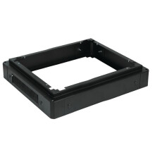 Lanview by Logon W=800 D=1200 H=100mm PLINTH MODULE BLACK