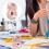 4Ensembles Couture Mini Rose Plastique Pour Rangement Sûr 8