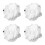 4Pièces Épingle Cheveux Rose Clip Floral Broche Double Usage 5