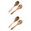 4Pièces En Bois Café Ensemble Simple Résistant 4