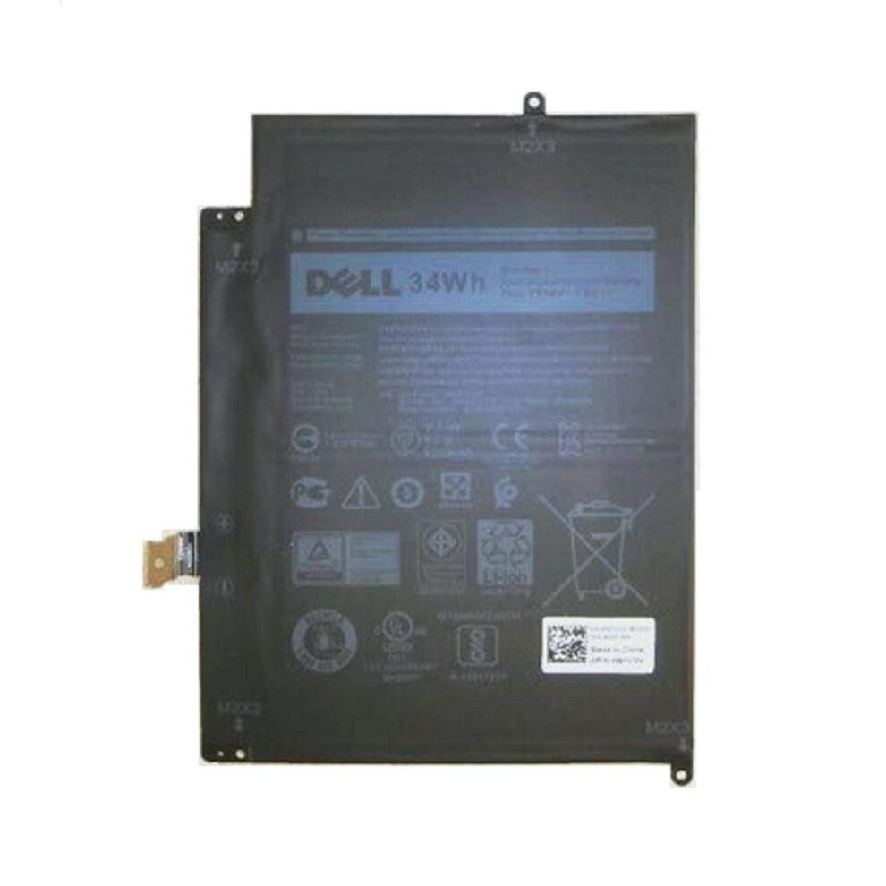Dell 2-Cell Lithium-Ion Battery 34Wh Capacity 7.6V Voltage Designed For Latitude 7285 2-In-1 Laptops.