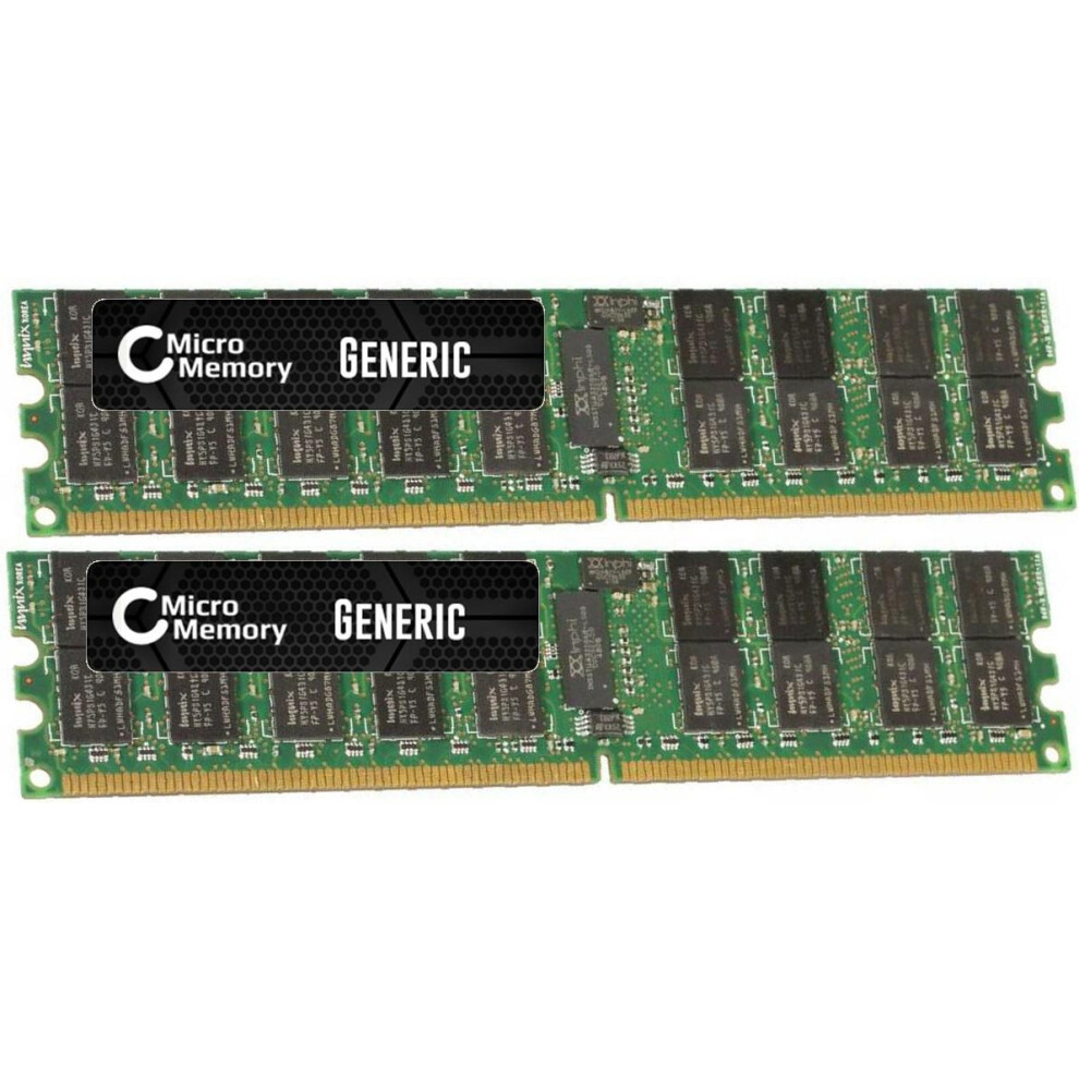 Coreparts 2X4gb Memory Module Ecc/Reg Ddr2 Pc2 5300 240Pins Dimm 5704327460695