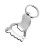 2Pièces Porte- Argenté Forme Pied Ouvre-Bouteille Intégré 8