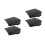 4Pcs Waterproof Plastic Security Camera Rain Guard with Sunshade 3