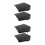 4Pcs Waterproof Plastic Security Camera Rain Guard with Sunshade 4