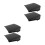 4Pcs Waterproof Plastic Security Camera Rain Guard with Sunshade 6
