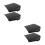 4Pcs Waterproof Plastic Security Camera Rain Guard with Sunshade 7