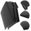 4Pcs Waterproof Plastic Security Camera Rain Guard with Sunshade 8