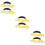 6Pcs Hanging Rope Shower and Window Cleaner Squeegee in Yellow 8