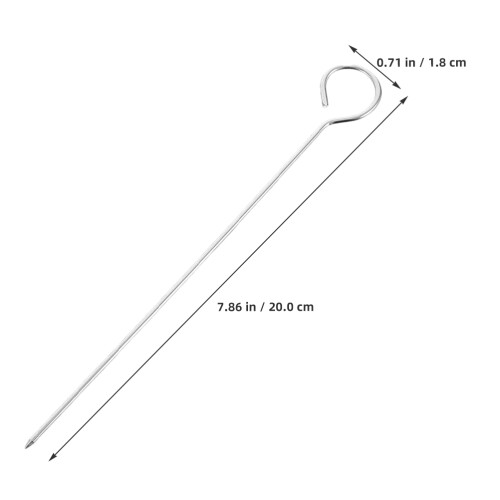 20Pcs Durable Iron Candle Wick Alignment Pins Silver DIY Craft Tools 1