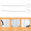 20Pcs Durable Iron Candle Wick Alignment Pins Silver DIY Craft Tools 4