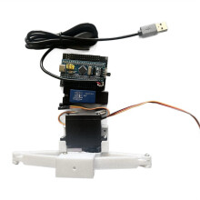 Drukowany w 3D Siłownik Liniowy z Elektrycznym Popychaczem Liniowym O Skoku 9 cm, Przeznaczony do Serwomechanizmu MG996R