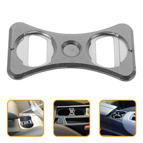 5Stk Robuster Auto Becherhalter Mit Metall Flaschenöffner Silber
