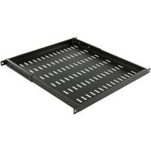 Lanview by Logon D=470mm FIXED SHELF ADJUSTABLE SIDE ARM BLACK