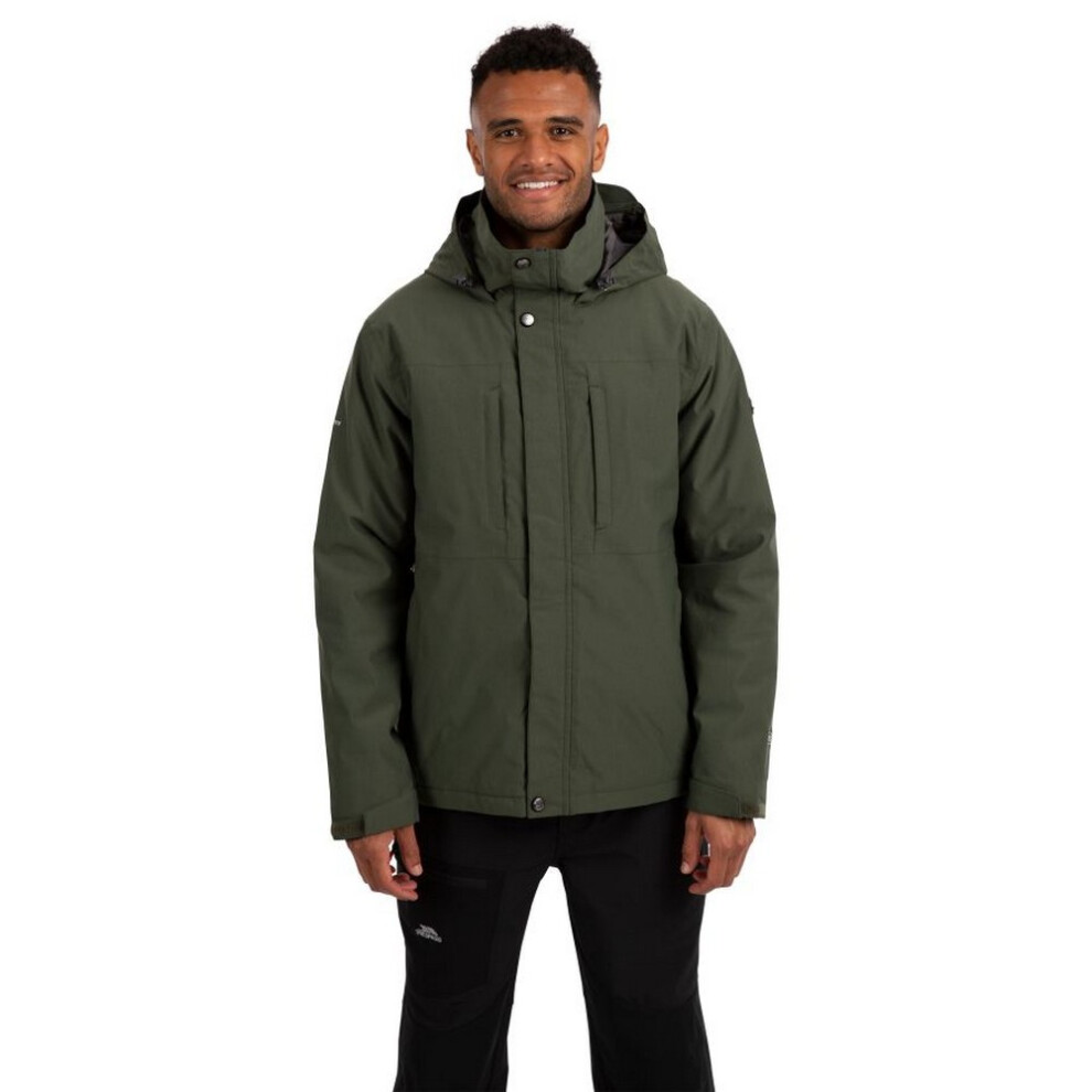 Trespass (L, Navy) Mens Discott Waterproof Jacket Blue,Multicoloured