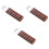 3Pcs Creative Brown Guitar Shape Opener Magnetic Portable Use 2