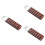 3Pcs Creative Brown Guitar Shape Opener Magnetic Portable Use 5