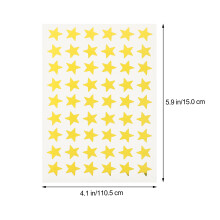 100Feuilles Autocollants Dorés Et Colorés En Aluminium Pour Déco DIY