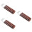 3Pcs Creative Brown Guitar Shape Opener Magnetic Portable Use 6