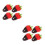 8Pcs Multi PVC Artificial Strawberry Charms for DIY Crafts and Display 2