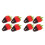 8Pcs Multi PVC Artificial Strawberry Charms for DIY Crafts and Display 4