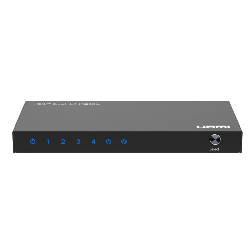 MicroConnect 4K@60Hz HDMI Switch 4x1 HDCP 2.2 w/ Remote control 2