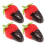 8Pcs Multi PVC Artificial Strawberry Charms for DIY Crafts and Display 10