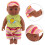 Bébé Reborn Réaliste Vinyle Noir Cheveux Doux Mini Jouet 1
