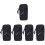 5Stk Elastisches Sportarmband Handyhalterung Schwarz Für Training 4