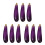 9Pcs Multi-Color Simulation Foam Eggplants Fake Vegetable Photo Props 3