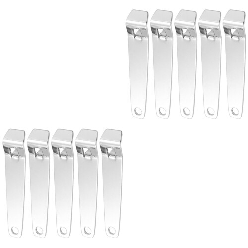 10Pièces Mini Ouvre-Flacon Réutilisable Portable Argent 1