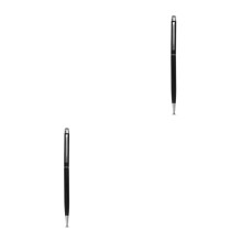 2Stk Hochpräziser Metall Stylus Pen Schwarz Für Tablet Handy