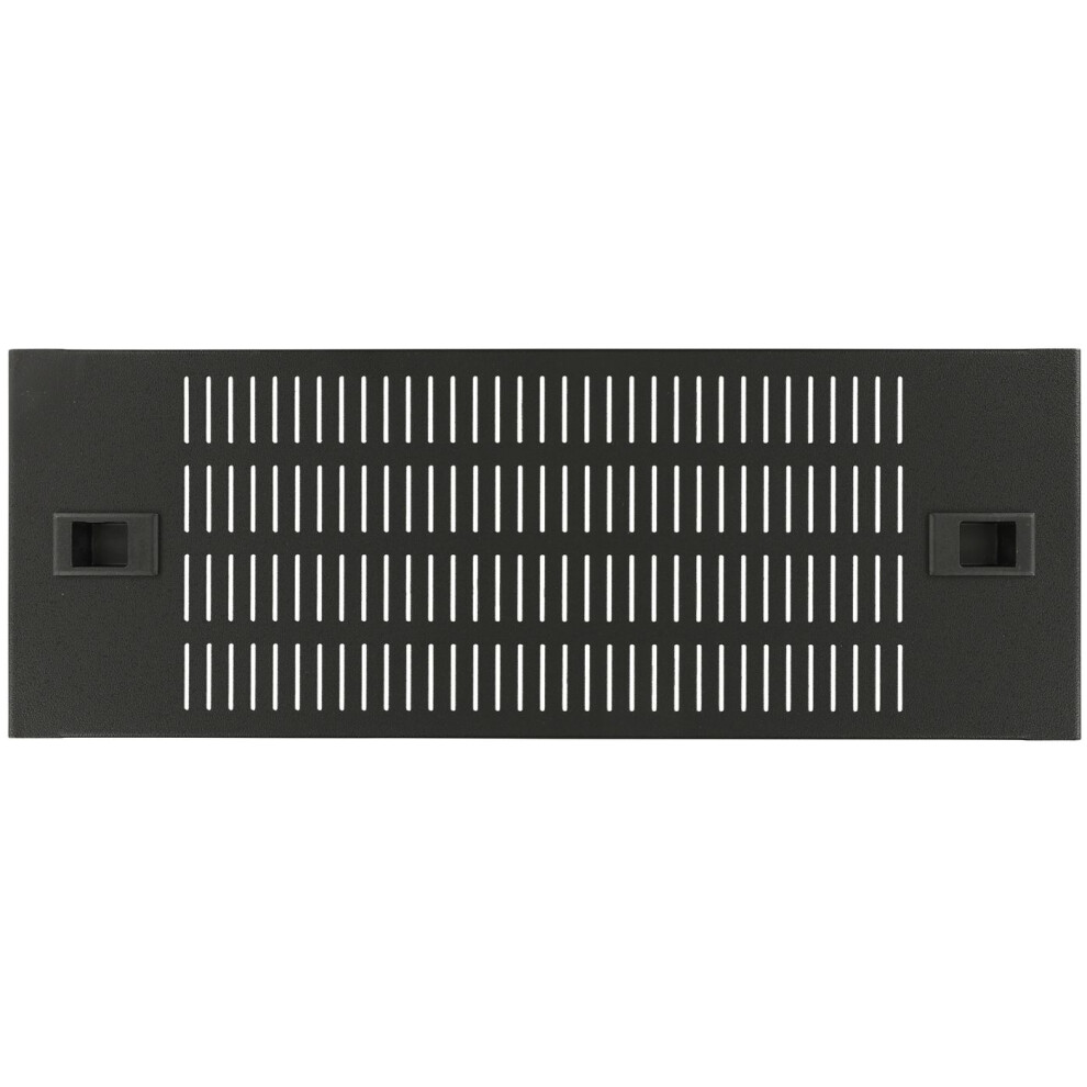 Lanview By Logon 4U 19" Snap Locking Vented Blank Panel Black 5420016840288