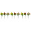 9Pièces Décor Branches Fruits Assorties Maison Restaurant 3