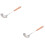 2Pièces Cuillères Longues En Acier Inoxydable Résistantes 6